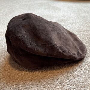 Eddie Bauer Dark Brown Seattle Suede Hat